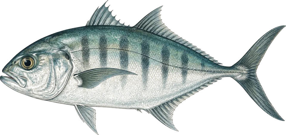 Illustration of a bigeye trevally
