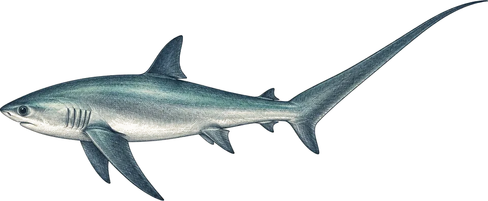 Illustration of a common thresher
