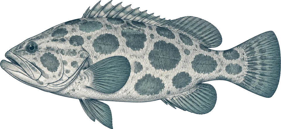 Illustration of a potato cod